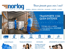 Tablet Screenshot of norlog.com.br